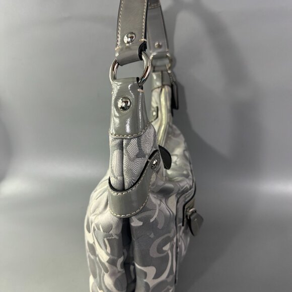 Coach F15054 Optic Signature Penelope Signature Canvas Hobo Shoulder Bag - Picture 10 of 15